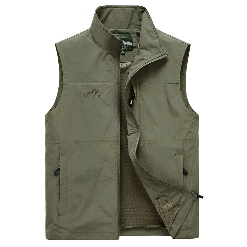 Sleeveless Vest Men Summer Breathable Waistcoat Multipockets Vest Jacket Men Outdoor Fishing Photography Vest Travel Clothes 8XL
Sleeveless Vest Men Summer Breathable Waistcoat Multipockets Vest Jacket Men Outdoor Fishing Photography Vest Travel Clothes 8XL