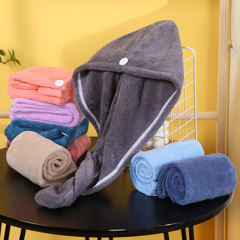 Coral velvet bath cap ADULT absorbent triangular cap microfiber Baotou towel dry hair cap thickened bath cap towel
Coral velvet bath cap ADULT absorbent triangular cap microfiber Baotou towel dry hair cap thickened bath cap towel