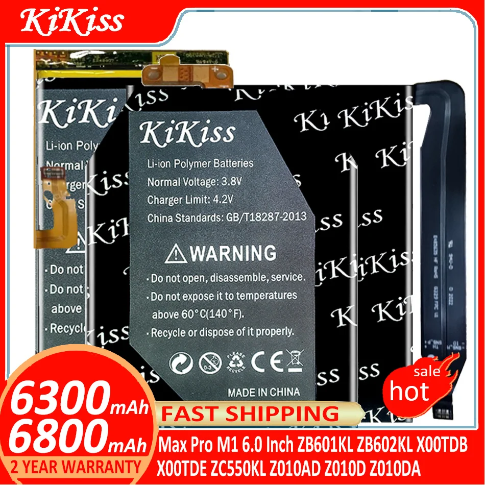 KiKiss Battery For ASUS Zenfone Max Pro M1 6.0 Inch ZB601KL ZB602KL X00TDB X00TDE ZC550KL Z010AD Z010D Z010DA batteries
KiKiss Battery For ASUS Zenfone Max Pro M1 6.0 Inch ZB601KL ZB602KL X00TDB X00TDE ZC550KL Z010AD Z010D Z010DA batteries