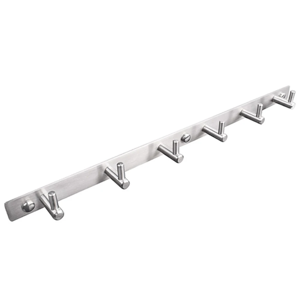 Hanging Hooks Organizer Stainless Steel Back Door Rail Rack Storage Kitchen Towel Bathroom Wall Mounted Shelf Multipurpose
Hanging Hooks Organizer Stainless Steel Back Door Rail Rack Storage Kitchen Towel Bathroom Wall Mounted Shelf Multipurpose