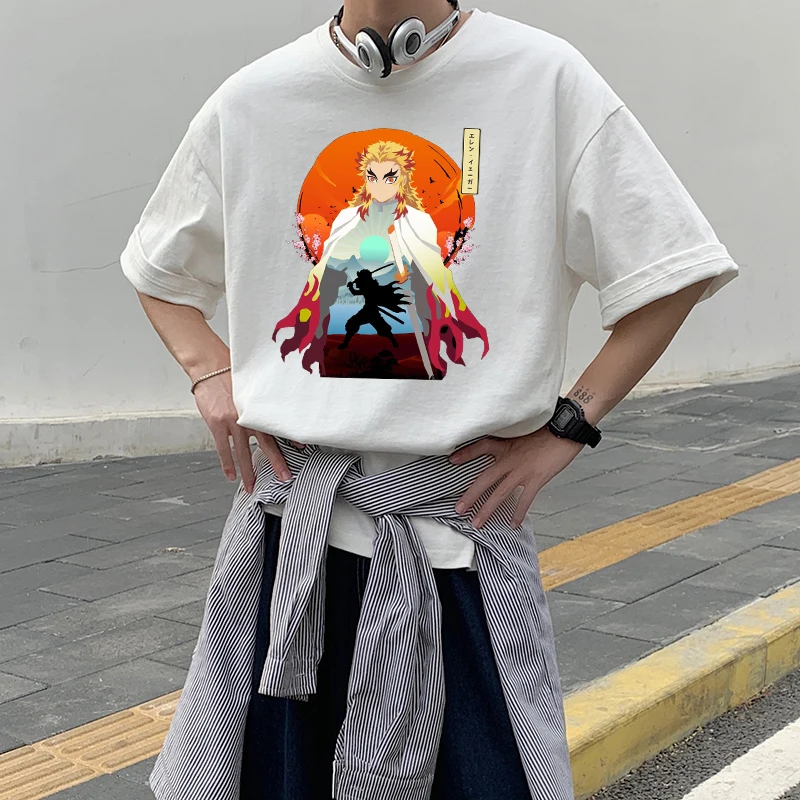Rengoku Kyoujurou Demon Slayer T Shirt Men Loose Casual Y2K Tees Tops Cotton High Quality T-shirts Unisex Summer New Tshirt Male
Rengoku Kyoujurou Demon Slayer T Shirt Men Loose Casual Y2K Tees Tops Cotton High Quality T-shirts Unisex Summer New Tshirt Male