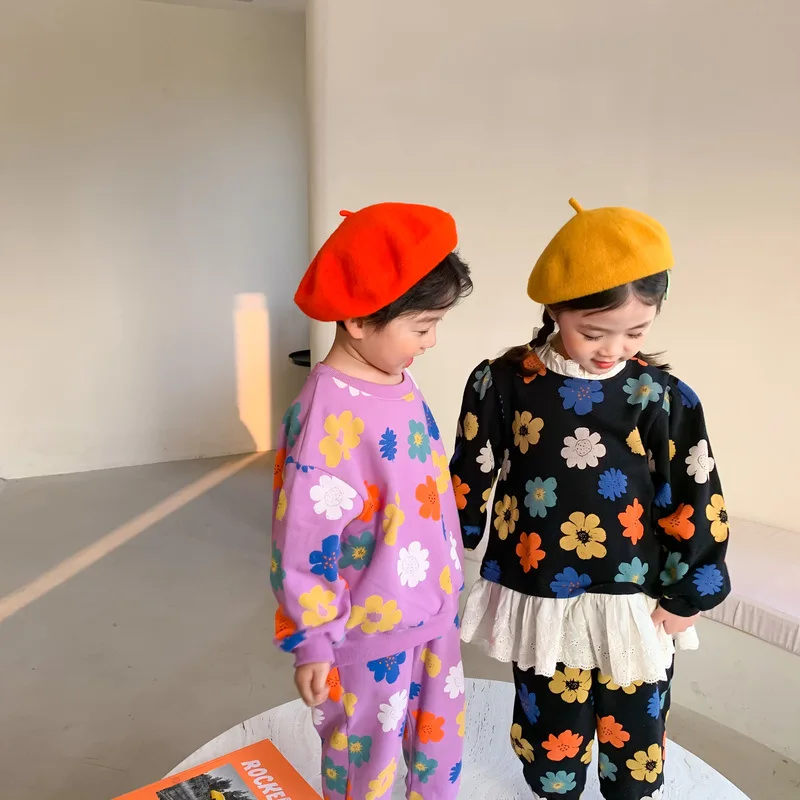 Spring fashion floral brother and sister clothes sets Boys and girls long sleeve sweatshirt and pants 2pcs children outfits
Spring fashion floral brother and sister clothes sets Boys and girls long sleeve sweatshirt and pants 2pcs children outfits
