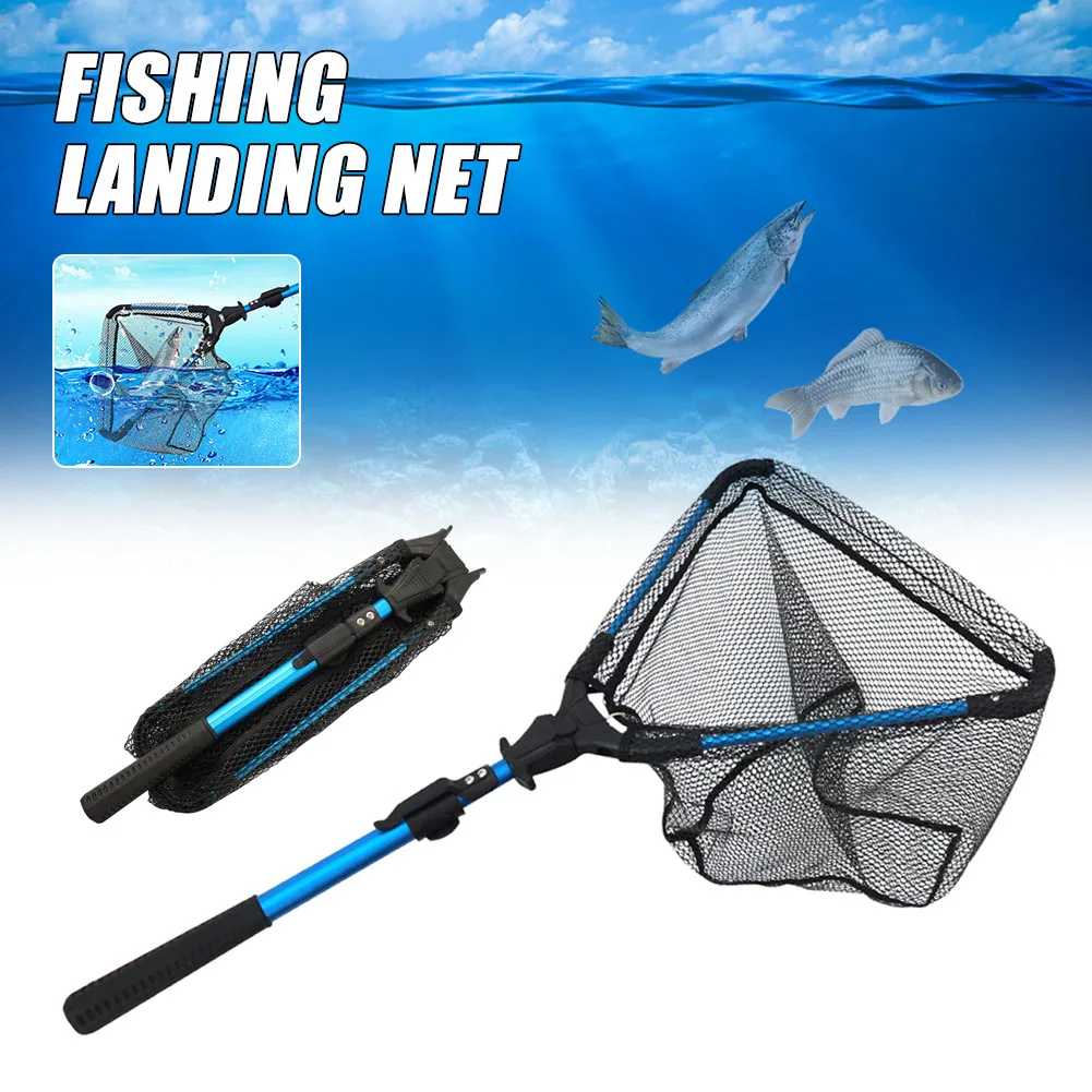 Folding Fishing Landing Net Portable with Telescoping Aluminum Alloy Rod 92cm Max Fishing Net Retractable Pole Net for Kayak Fly
Folding Fishing Landing Net Portable with Telescoping Aluminum Alloy Rod 92cm Max Fishing Net Retractable Pole Net for Kayak Fly