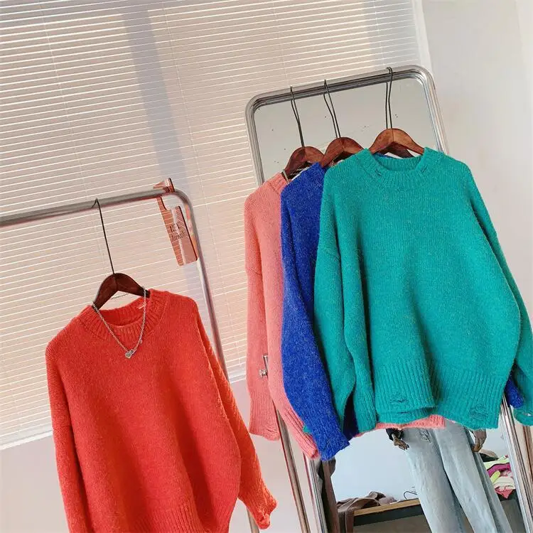 2022 Autumn And Winter Women's Solid Color Thick Soft Glutinous Pullover New Loose Bottom Sweater Top
2022 Autumn And Winter Women's Solid Color Thick Soft Glutinous Pullover New Loose Bottom Sweater Top