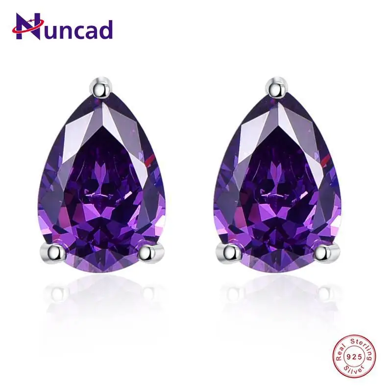 NUNCAD Vintage Purple Amethyst Stone Pierced Earrings Band Quality Small Stud Earrings Sterling Silver Birthday Gift for Women
NUNCAD Vintage Purple Amethyst Stone Pierced Earrings Band Quality Small Stud Earrings Sterling Silver Birthday Gift for Women