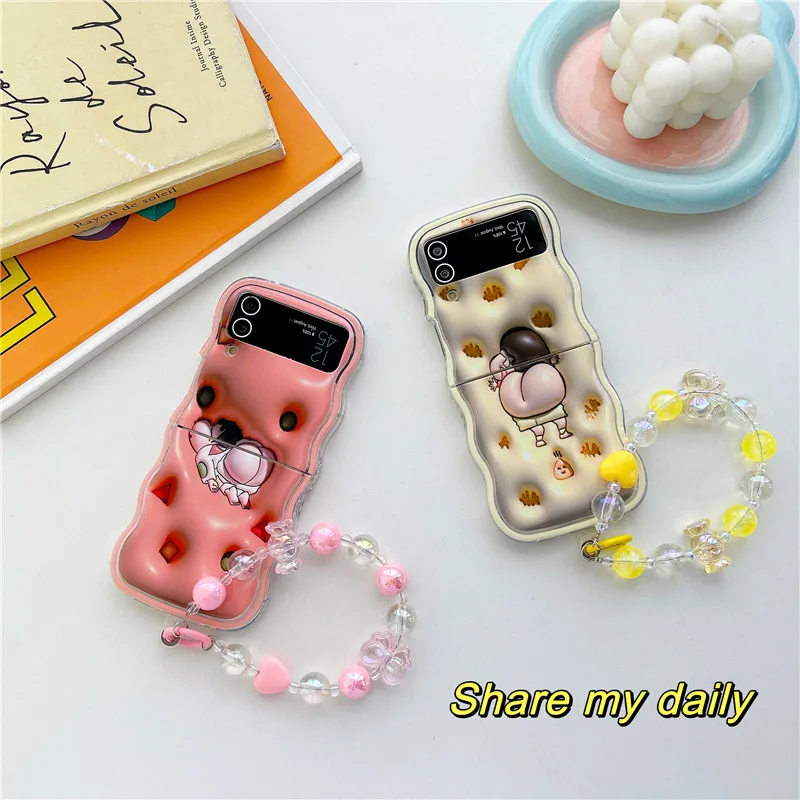 Cute Boy Butt Wavy Edge Lanyard Phone Case for Samsung Galaxy Z Flip 3 Z Flip 4 Hard PC Back Cover for ZFlip3 ZFlip4 Case Shell
Cute Boy Butt Wavy Edge Lanyard Phone Case for Samsung Galaxy Z Flip 3 Z Flip 4 Hard PC Back Cover for ZFlip3 ZFlip4 Case Shell