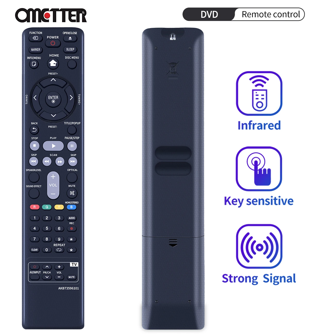 AKB73596101 for LG Blu-Ray Remote Control BH6720S BH6820SW BH6520TW BH6220S BH6240S Bh6340H Home Theater System
AKB73596101 for LG Blu-Ray Remote Control BH6720S BH6820SW BH6520TW BH6220S BH6240S Bh6340H Home Theater System