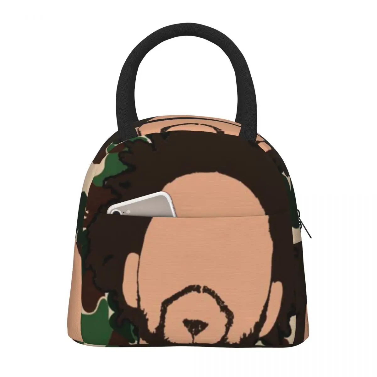 

Abstract Rap Cole Lunch Bag J Cole Music platinum record Lunch Box Picnic Custom Cooler Bag Kawaii Oxford Thermal Lunch Bags