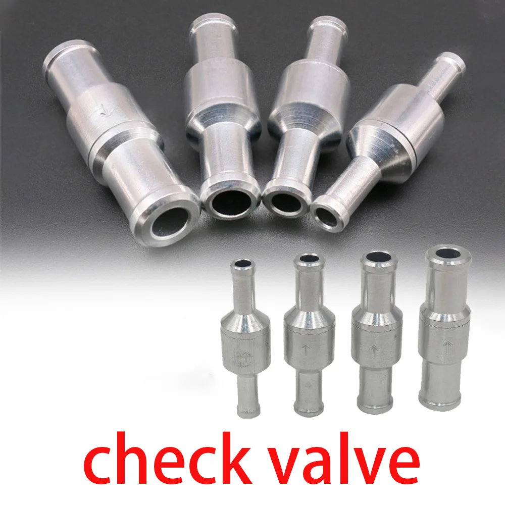 One Way Check Valve 6-12mm Aluminium Alloy Fuel Non Return Check Valve Petrol Diesel For Car Automobile Oil Water Pumps
One Way Check Valve 6-12mm Aluminium Alloy Fuel Non Return Check Valve Petrol Diesel For Car Automobile Oil Water Pumps