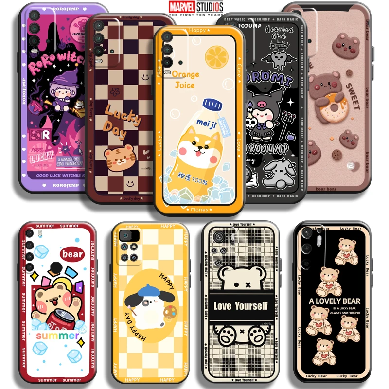Fashion Cute Cartoon Bear For Xiaomi Redmi Note 10 5G 10S 10T 9 9S 9T 8 8T Pro Redmi 10 9 9AT 9T 9C 8 8A Phone Case TPU Back
Fashion Cute Cartoon Bear For Xiaomi Redmi Note 10 5G 10S 10T 9 9S 9T 8 8T Pro Redmi 10 9 9AT 9T 9C 8 8A Phone Case TPU Back