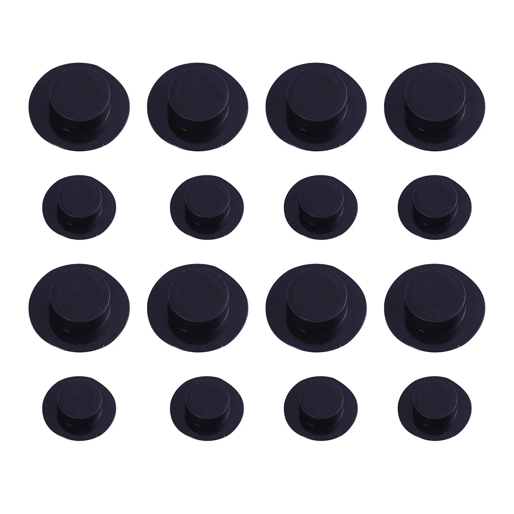 60 Pcs Christmas Colored Gentlement Hat Plastic Mini Hat Accessories Headdress Adornment for Home Kids DIY Party Favor
60 Pcs Christmas Colored Gentlement Hat Plastic Mini Hat Accessories Headdress Adornment for Home Kids DIY Party Favor