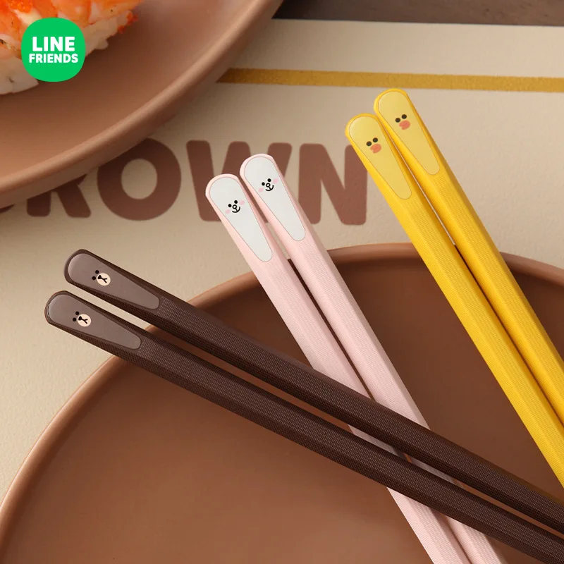 Line Friends Cartoon Tableware Creative Chopsticks Anime Brown Bear Sally Cony Household Non-Slip Kids Kitchen Supplies Gifts
Line Friends Cartoon Tableware Creative Chopsticks Anime Brown Bear Sally Cony Household Non-Slip Kids Kitchen Supplies Gifts