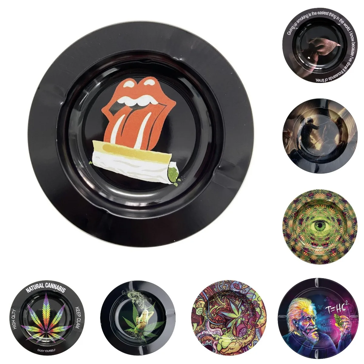 5.43inch Round Metal Ashtray Rolling Tray for Smoking Cigarette-Multi Types Available
5.43inch Round Metal Ashtray Rolling Tray for Smoking Cigarette-Multi Types Available