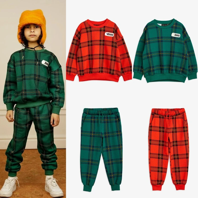 Children's Suits 2022 Winter New Full Plaid Fleece Sweater Trousers Suit Boys and Girls Clothes Boys Winter Sweaters
Children's Suits 2022 Winter New Full Plaid Fleece Sweater Trousers Suit Boys and Girls Clothes Boys Winter Sweaters