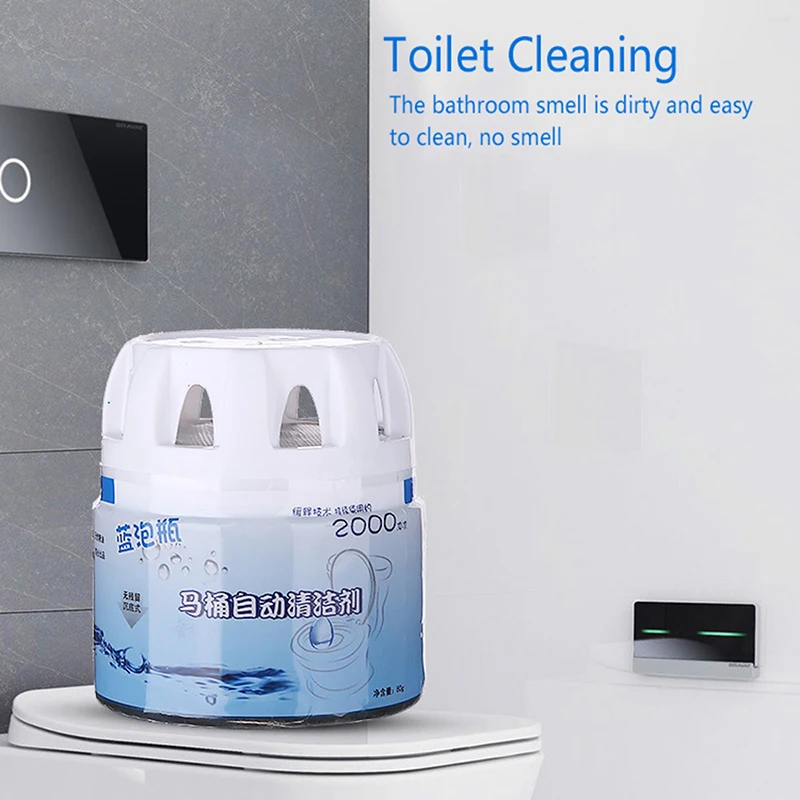 Toilet Cleaner Automatic Flush Toilet Cleaner Helper Blue Bubble Cleaning Deodorizes Bathroom Restroom Cleaner
Toilet Cleaner Automatic Flush Toilet Cleaner Helper Blue Bubble Cleaning Deodorizes Bathroom Restroom Cleaner