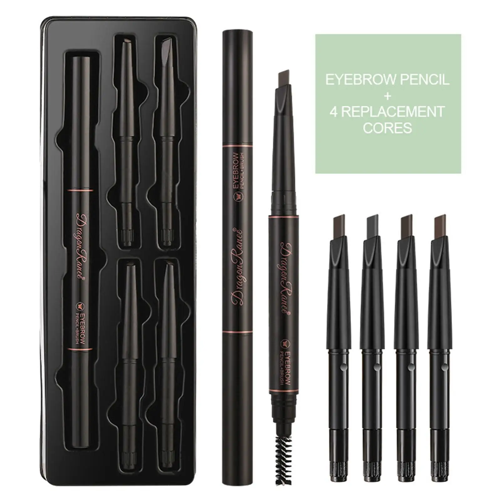 5pcs/Set Replacement Cores Double Ended Eyebrow Pencil Kit Waterproof Long Lasting Rotatable Triangle Eye Brow Tattoo Pen Makeup
5pcs/Set Replacement Cores Double Ended Eyebrow Pencil Kit Waterproof Long Lasting Rotatable Triangle Eye Brow Tattoo Pen Makeup