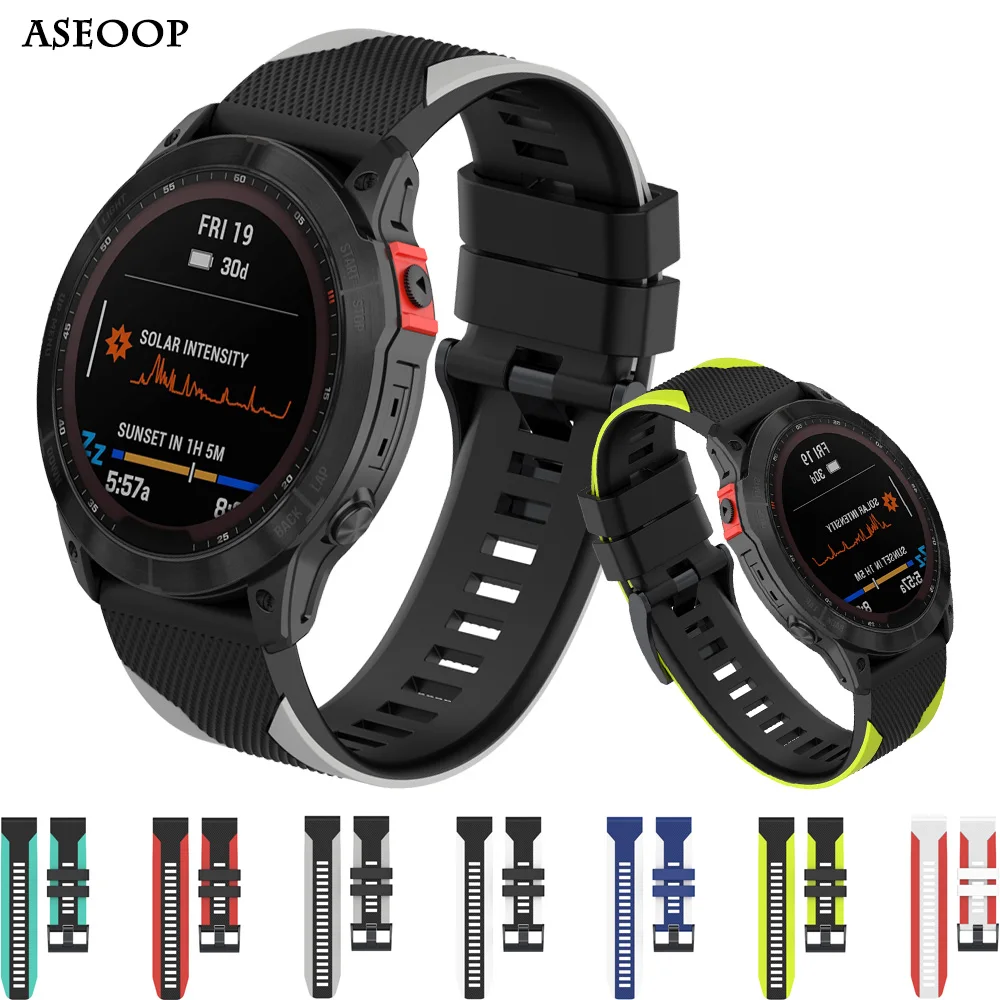 Ремешок силиконовый для Garmin Fenix 7X 7 6X 6 Pro Fenix 5X 5 Plus, быстросъемный браслет bravo 945, 22 26 мм
Ремешок силиконовый для Garmin Fenix 7X 7 6X 6 Pro Fenix 5X 5 Plus, быстросъемный браслет bravo 945, 22 26 мм