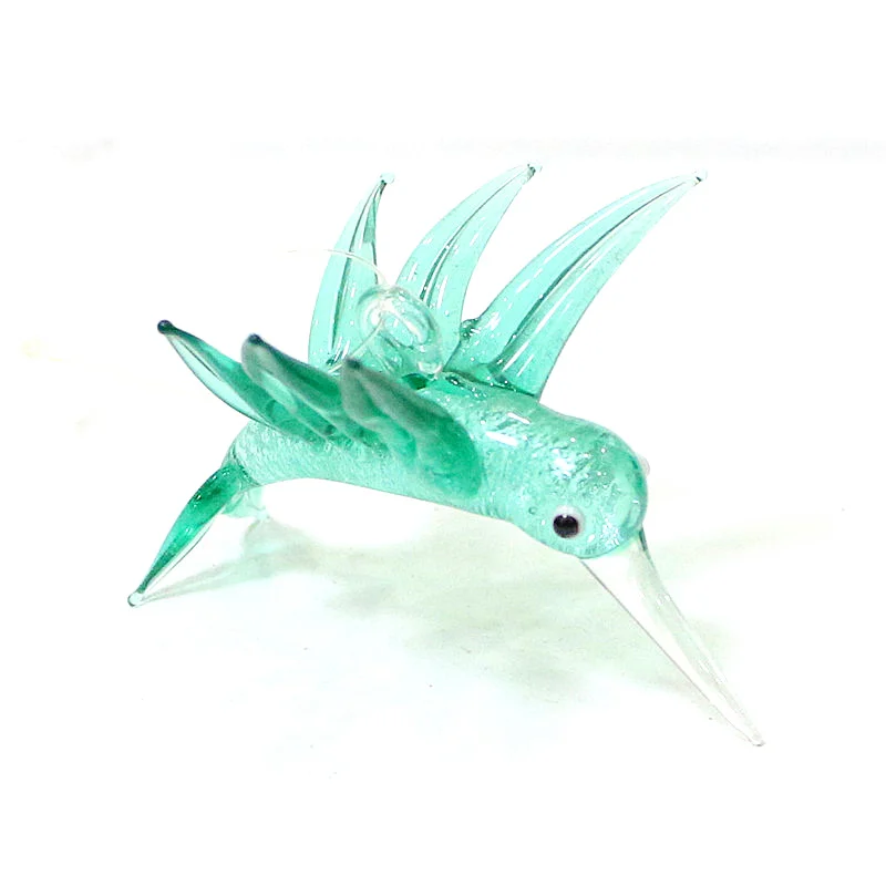 Murano Glass Hummingbird Mini Figurine Pendant Silver Foil Craft Easter Cute Bird Statue Ornament Fairy Garden Decor Accessories
Murano Glass Hummingbird Mini Figurine Pendant Silver Foil Craft Easter Cute Bird Statue Ornament Fairy Garden Decor Accessories