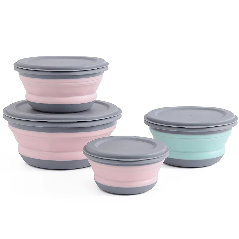 Folding bowl set portable outdoor picnic supplies tableware travel baby lunch box foldable lunch box round children's picnic
Folding bowl set portable outdoor picnic supplies tableware travel baby lunch box foldable lunch box round children's picnic