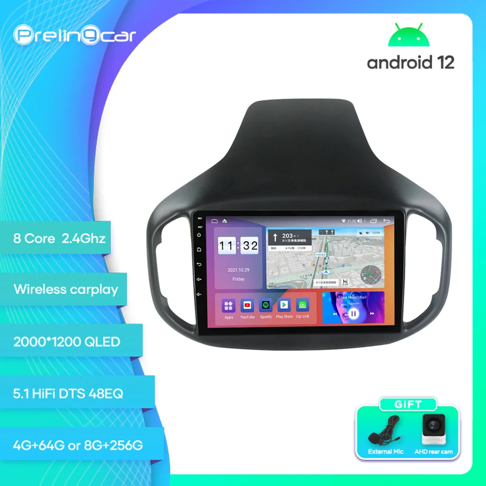 Prelingcar For Chery Tiggo 2016-2020 Android 12 Car Monitor 8 256g Carplay RDS GPS Built 2din Radio DVD Player 5.1HIFI DTS
Prelingcar For Chery Tiggo 2016-2020 Android 12 Car Monitor 8 256g Carplay RDS GPS Built 2din Radio DVD Player 5.1HIFI DTS