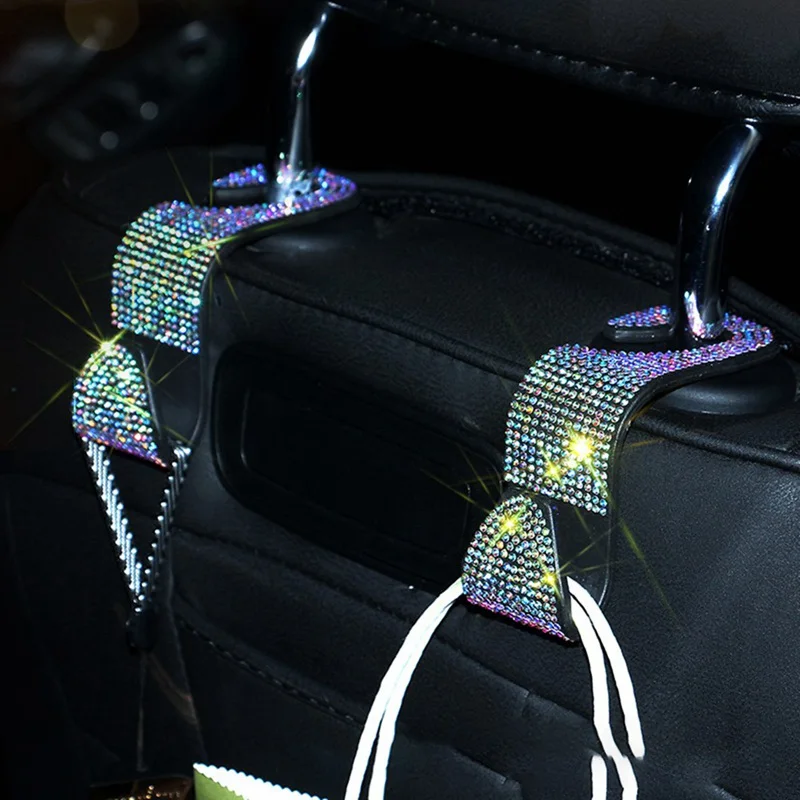 Multifunction Portable Rhinestone Car Seat Back Hook Headrest Storage Holder Hanging Bag Organizer Auto Interior Car Accessories
Multifunction Portable Rhinestone Car Seat Back Hook Headrest Storage Holder Hanging Bag Organizer Auto Interior Car Accessories