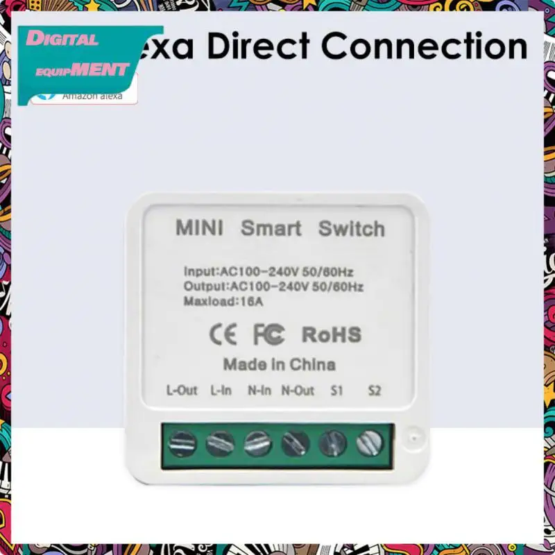 16a Smart Switch Timer Mini Module Ac 100-240v Voice Control Breaker Work With Alexa Diy Smart Home Automation
16a Smart Switch Timer Mini Module Ac 100-240v Voice Control Breaker Work With Alexa Diy Smart Home Automation
