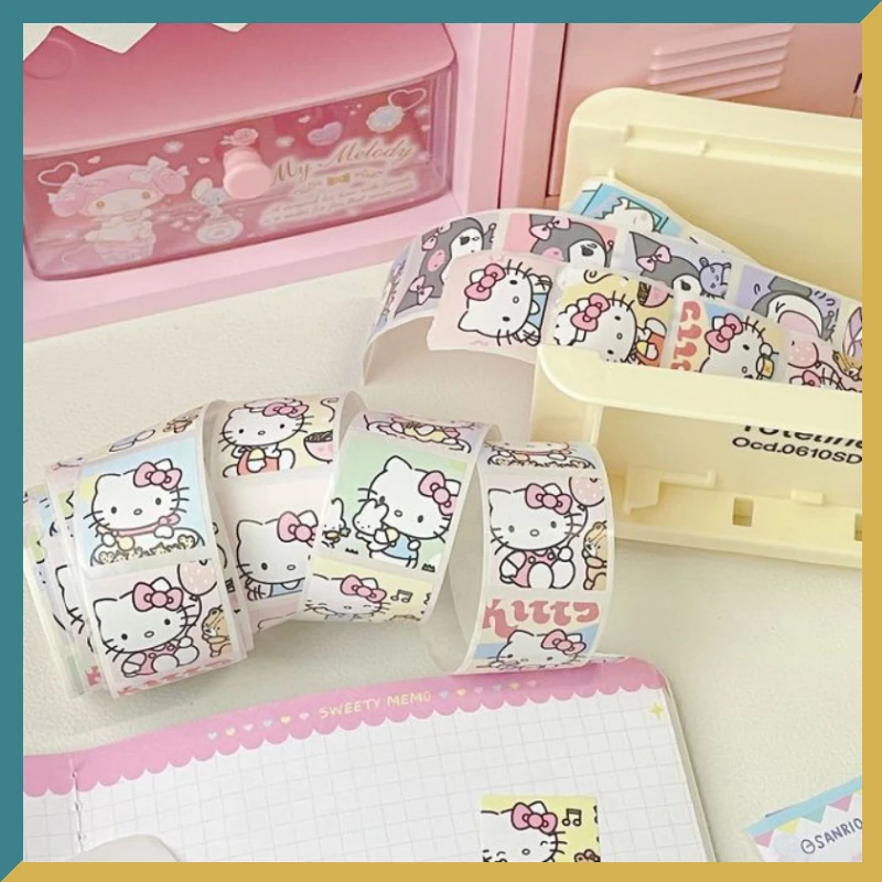 

Takara Tomy Animation Peripheral 200 Stickers Kulomi Pacha Dog Stickers Sanrio Girl Heart Pieces Collection Toys Birthday Gifts