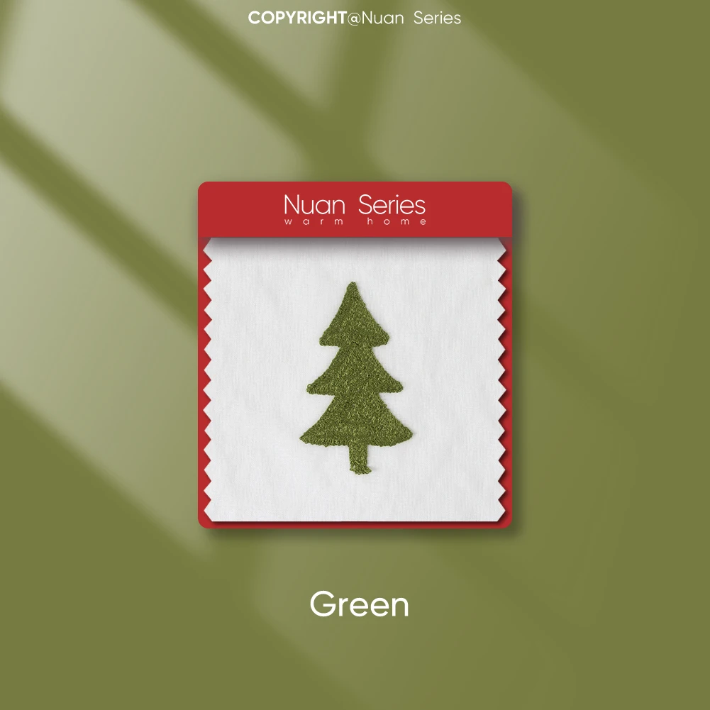 Зеленая рождественская шифоновая занавеска NuanSeries
Зеленая рождественская шифоновая занавеска NuanSeries