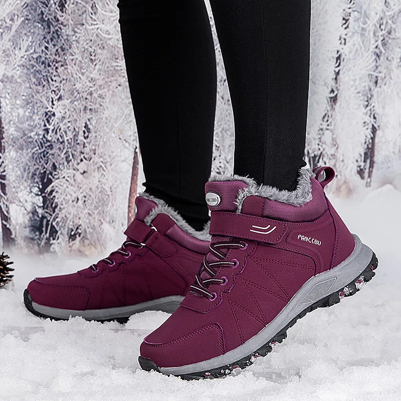 Winter Warm Plush Snow Boots Men High Quality Waterproof Leather Boots Outdoor Rubber Shoes Lace-Up Couples Casual Sneakers
Winter Warm Plush Snow Boots Men High Quality Waterproof Leather Boots Outdoor Rubber Shoes Lace-Up Couples Casual Sneakers