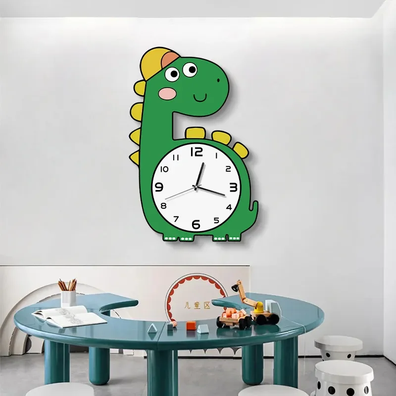 Cartoon Clock Wall Decor Home and Decoration Household Living Room Bedroom Children's Dinosaur Clocks Decorative Glamour Silent
Cartoon Clock Wall Decor Home and Decoration Household Living Room Bedroom Children's Dinosaur Clocks Decorative Glamour Silent
