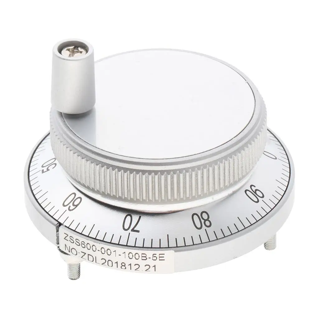 Hand Wheel , 100PPR 5V Mill Router Manual Control for CNC Milling Lathe Machine, 4 Pins, Heavy Duty, 60mm
Hand Wheel , 100PPR 5V Mill Router Manual Control for CNC Milling Lathe Machine, 4 Pins, Heavy Duty, 60mm