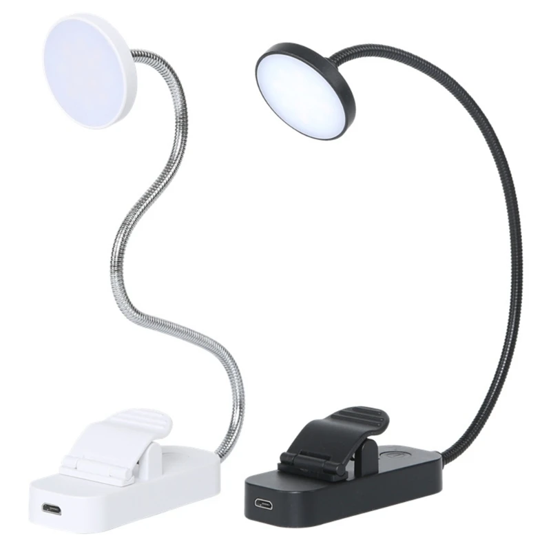 

Y5LE Book Light Reading Light Flexible Easy Clip Lamp Read Night Reading Lamp