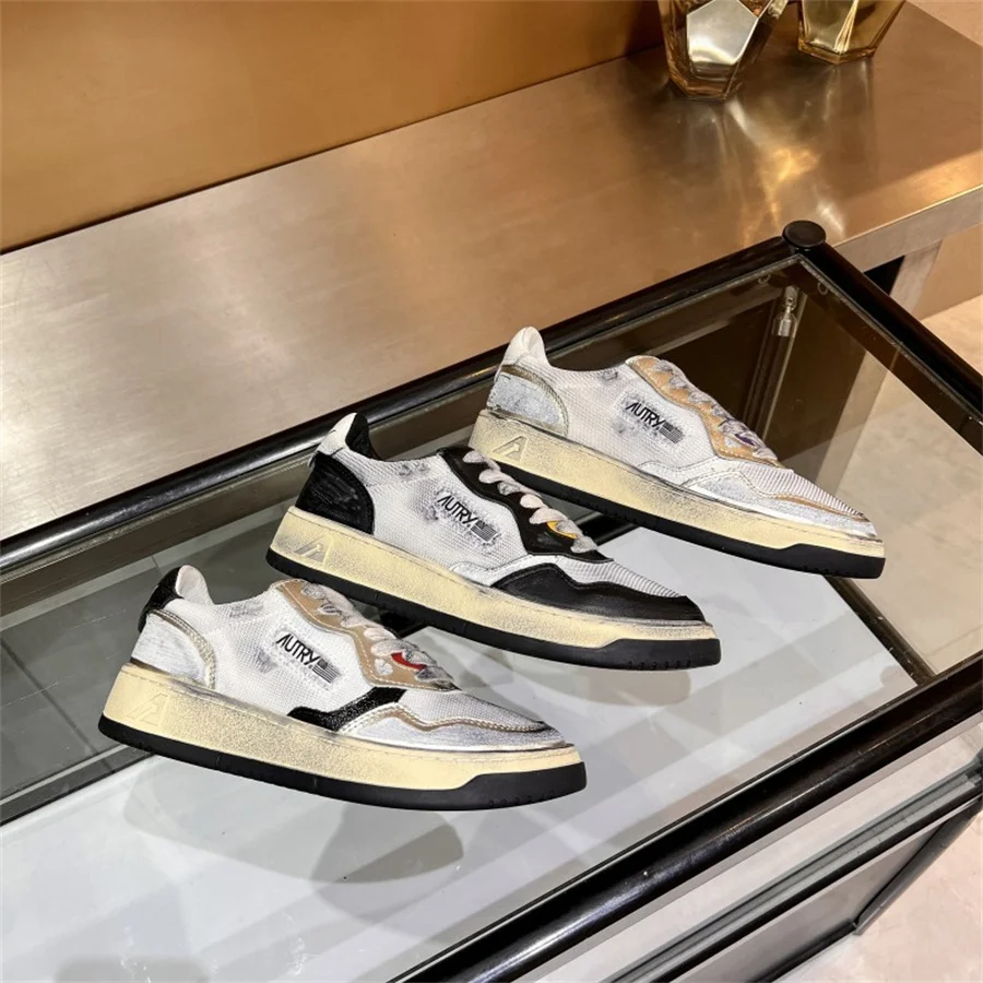 Autry shoes women sneakers Retro vintage Board Shoes Retro Round Toe Lace Up lovers Sports Shoes
Autry shoes women sneakers Retro vintage Board Shoes Retro Round Toe Lace Up lovers Sports Shoes