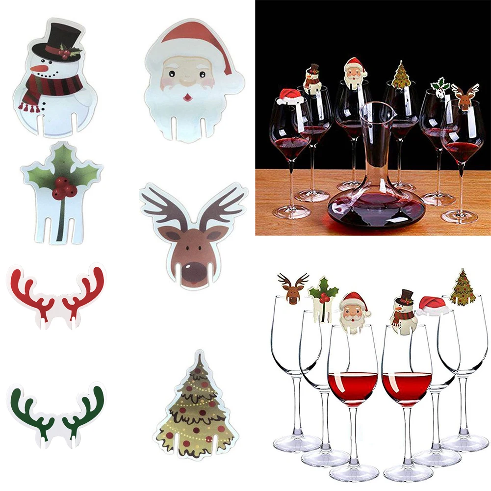10pcs Christmas Cup Card Santa Claus Snowman Xmas Tree Deer Wine Glass Merry Christmas Decorations Home Xmas New Year Party 2023
10pcs Christmas Cup Card Santa Claus Snowman Xmas Tree Deer Wine Glass Merry Christmas Decorations Home Xmas New Year Party 2023