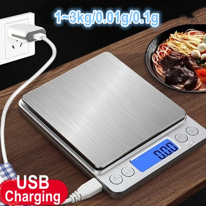 

NEW 500/0.01g 3000g/0.1g LCD Portable Mini Electronic Digital Scales Pocket Case Postal Kitchen Jewelry Weight Balance Scale