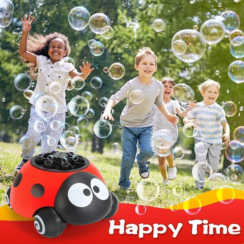 Cartoon Ladybug Octopus Electric Automatic Bubble Machine Toy Pull Cable Walking Pet Soap Bubble Maker Outdoor Toys for Kid Gift
Cartoon Ladybug Octopus Electric Automatic Bubble Machine Toy Pull Cable Walking Pet Soap Bubble Maker Outdoor Toys for Kid Gift
