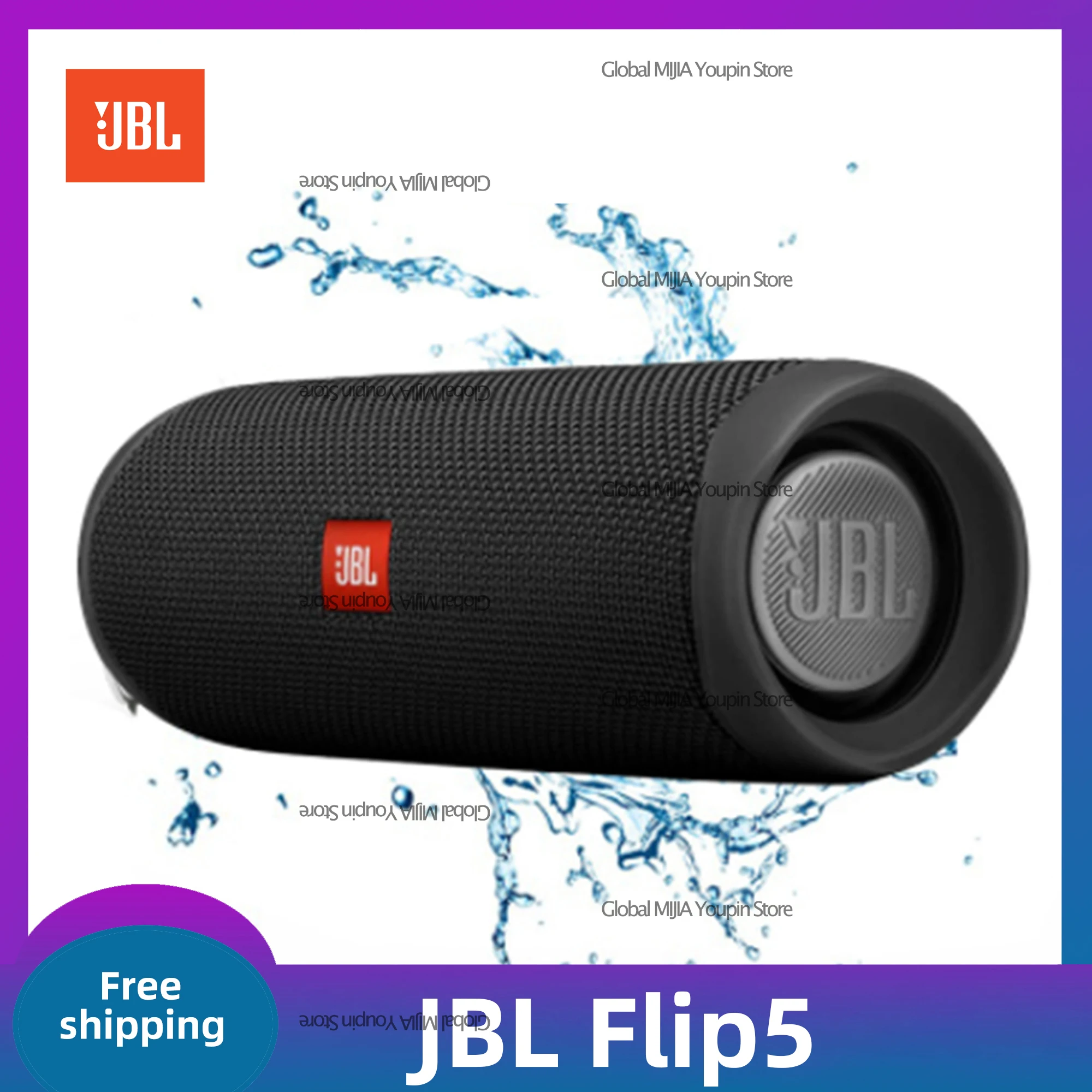 

Оригинальный мощный Bluetooth-динамик JBL Flip 5, портативная беспроводная водонепроницаемая Мини-Колонка Partybox, музыкальный bluetooth-динамик