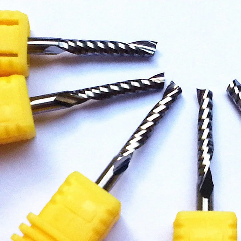 5pcs Single Blade Aluminium Cutting Single Flute CNC Router Bits 3.175mm 1/8\\\\\\\\\\\\\\\" CEL 12mm Industry Common Tools
5pcs Single Blade Aluminium Cutting Single Flute CNC Router Bits 3.175mm 1/8\\\\\\\\\\\\\\\" CEL 12mm Industry Common Tools