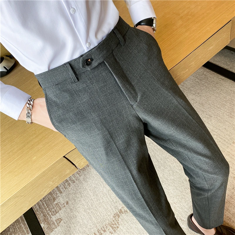 Men Dress Suits Pants Slim Fit Trousers Men Business Casual Pants Men High Quality Groom Formal Wear Dress Suits Pants Size 36
Men Dress Suits Pants Slim Fit Trousers Men Business Casual Pants Men High Quality Groom Formal Wear Dress Suits Pants Size 36