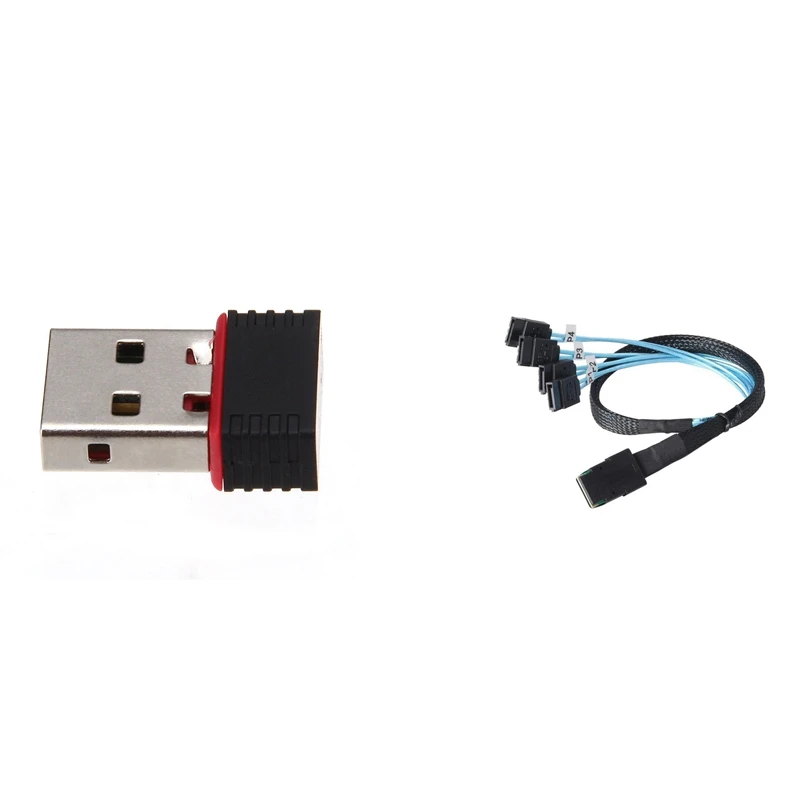 1 Pcs Mini USB Drive LAN Adapter Wireless Network Card & 1 Pcs 1M 12 Gbit / S Data Hard Drive Transmission Splitter Cord
1 Pcs Mini USB Drive LAN Adapter Wireless Network Card & 1 Pcs 1M 12 Gbit / S Data Hard Drive Transmission Splitter Cord