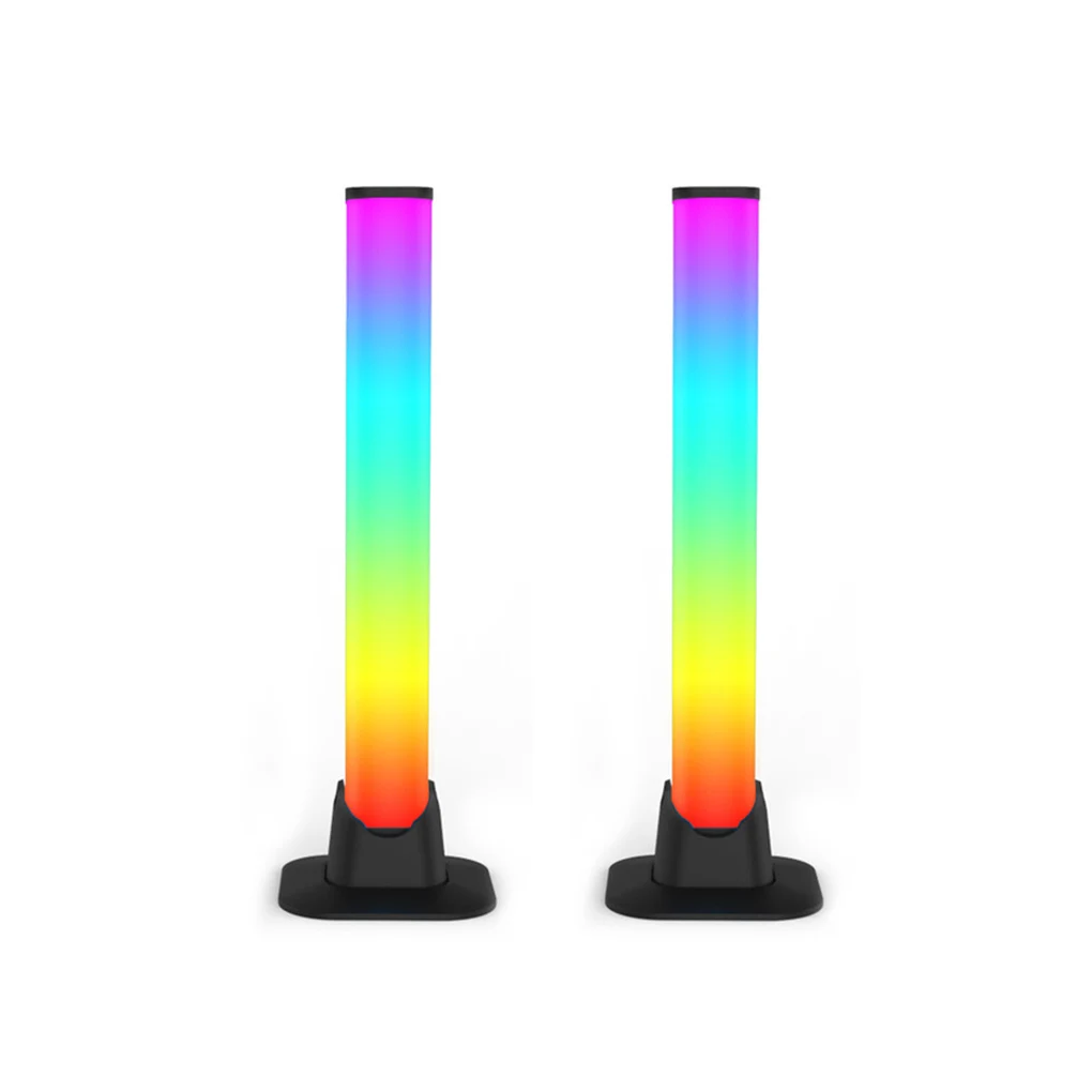 Pack of 2 Light Strips RGB Colorful APP Bluetooth-compatible Atmosphere Smart Lamp Bars LED Scene Lighting with Microphone
Pack of 2 Light Strips RGB Colorful APP Bluetooth-compatible Atmosphere Smart Lamp Bars LED Scene Lighting with Microphone