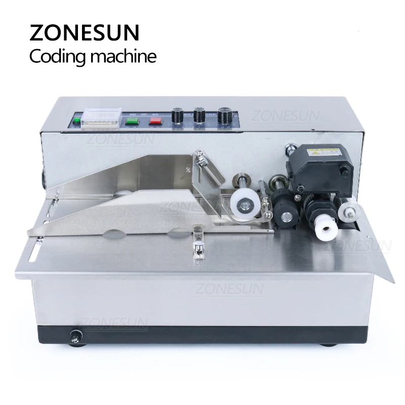 ZONESUN MY380F машина для кодирования рулонов чернил принтер непрерывного карточек