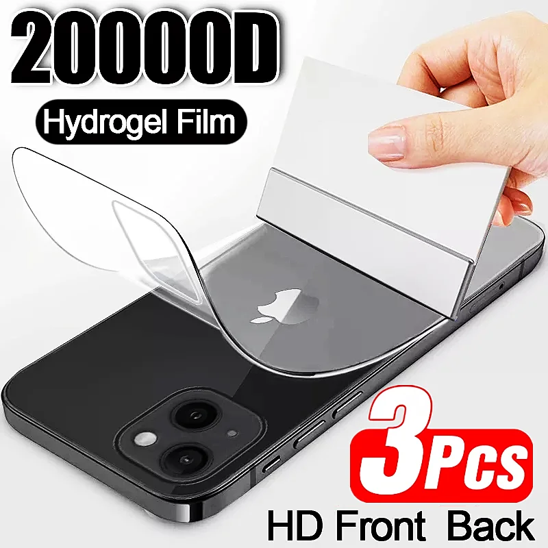 3Pcs Full Cover Back Hydrogel Film For iPhone 7 8 6 6S Plus X XR XS MAX Screen Protectors For iPhone 11 12 13 Pro Max Not Glass
3Pcs Full Cover Back Hydrogel Film For iPhone 7 8 6 6S Plus X XR XS MAX Screen Protectors For iPhone 11 12 13 Pro Max Not Glass