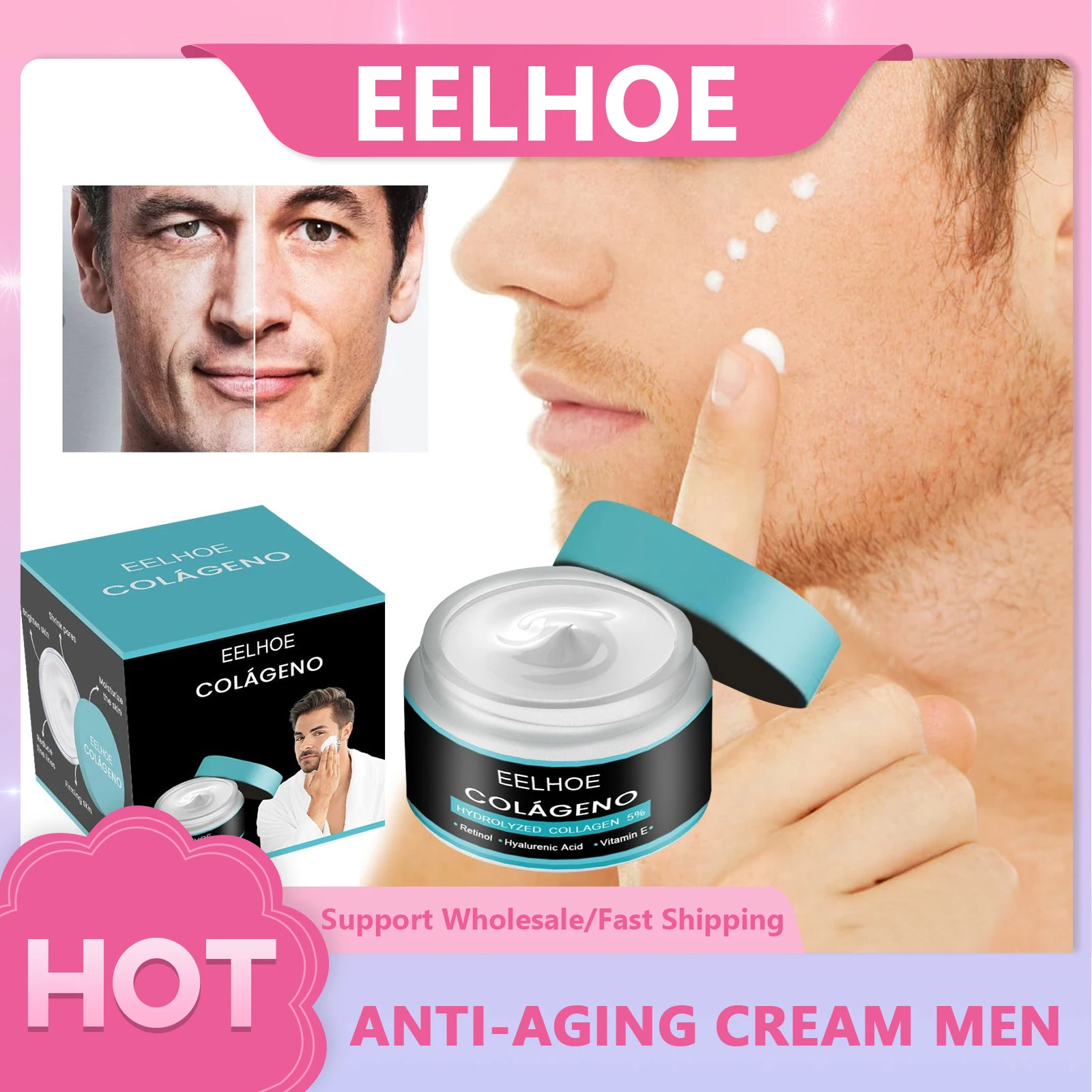 Men Anti-aging Cream Brightening Deep Moisturizing Anti-wrinkle Remove Fine Lines Whitening Firming Lifting Facial Skin Care
Men Anti-aging Cream Brightening Deep Moisturizing Anti-wrinkle Remove Fine Lines Whitening Firming Lifting Facial Skin Care