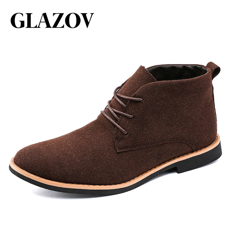 GLAZOV Brand Faux Suede Leather Men's Boots Men Business Casual Leather Shoes Autumn Winter Fashion Oxford Shoes For Men 39-47
GLAZOV Brand Faux Suede Leather Men's Boots Men Business Casual Leather Shoes Autumn Winter Fashion Oxford Shoes For Men 39-47