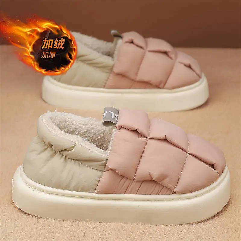 Winter Couple Snow Boots Female Short Tube Korean Warm Fleece-Lined Slip-on Slip-on Cotton Shoes Student Bread Shoes
Winter Couple Snow Boots Female Short Tube Korean Warm Fleece-Lined Slip-on Slip-on Cotton Shoes Student Bread Shoes