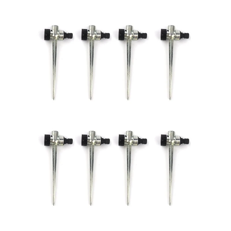 8 Pack 1/2 Inch Zinc Flow Thru Lawn Sprinkler Spike Base, Watering Sprinklers For Yard, Lawn And Grass Irrigation
8 Pack 1/2 Inch Zinc Flow Thru Lawn Sprinkler Spike Base, Watering Sprinklers For Yard, Lawn And Grass Irrigation