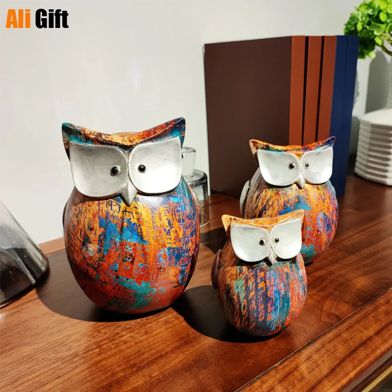 New Nordic Creative Resin Crafts Owl Decoration Home Living Room Wine Cabinet Colorful Animal Office Tapletop Decorations Gifts
New Nordic Creative Resin Crafts Owl Decoration Home Living Room Wine Cabinet Colorful Animal Office Tapletop Decorations Gifts