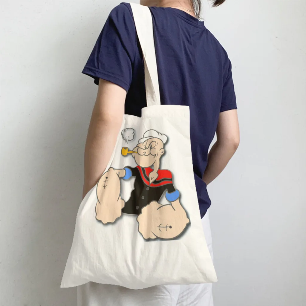 Smoke ManHandbag Popeye The Sailor American Cartoon Anime Comic Movie Shoulder Canvas Bags Women Pocket Shopper HandBag Tote Bag
Smoke ManHandbag Popeye The Sailor American Cartoon Anime Comic Movie Shoulder Canvas Bags Women Pocket Shopper HandBag Tote Bag