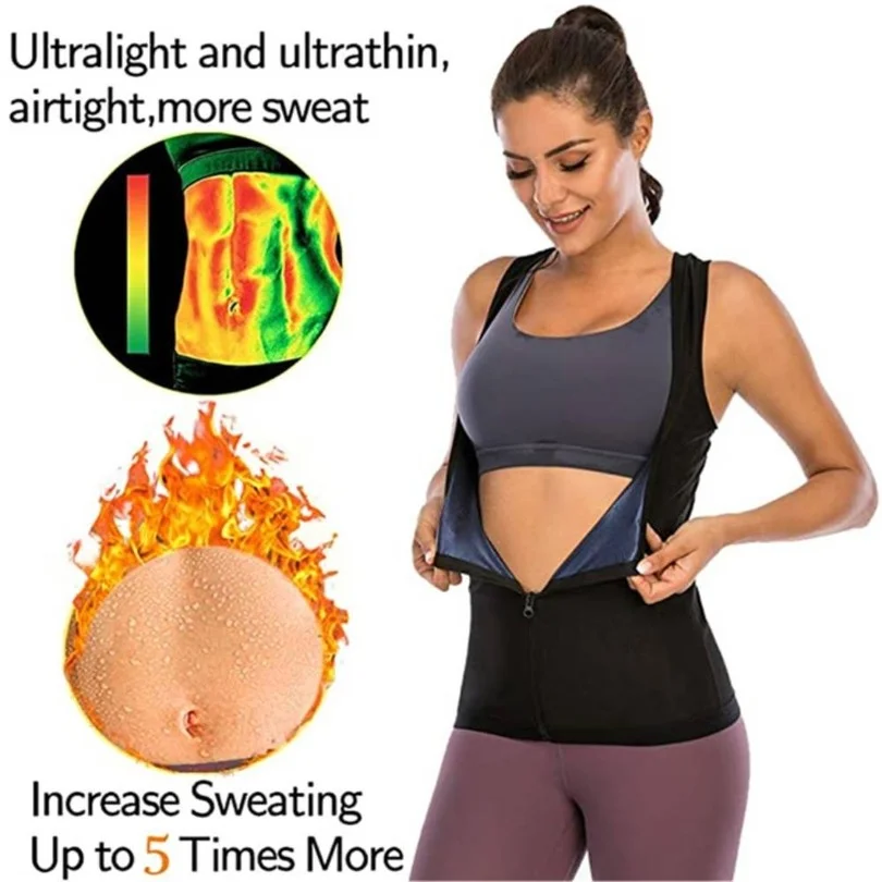 Sweat Sauna Vest Body Shapers Women Waist Trainer Slimming Tank Tops Shapewear Ladies Corset Female Fitness Workout Weight Loss
Sweat Sauna Vest Body Shapers Women Waist Trainer Slimming Tank Tops Shapewear Ladies Corset Female Fitness Workout Weight Loss